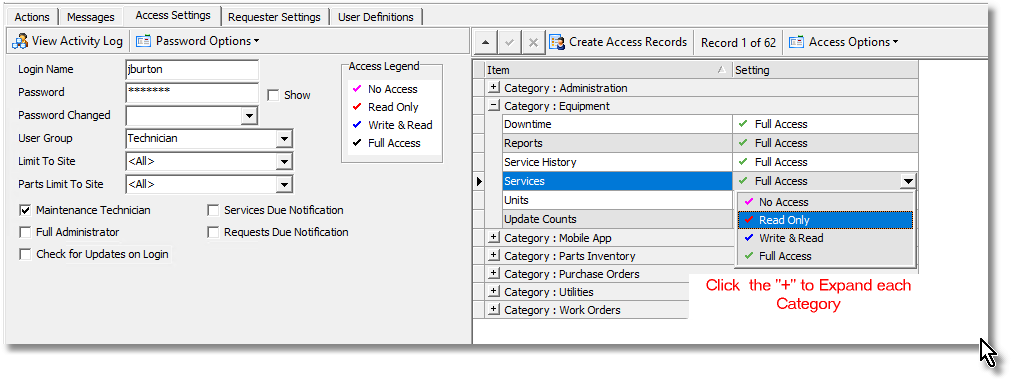 AccessSetting