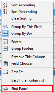 Find Panel