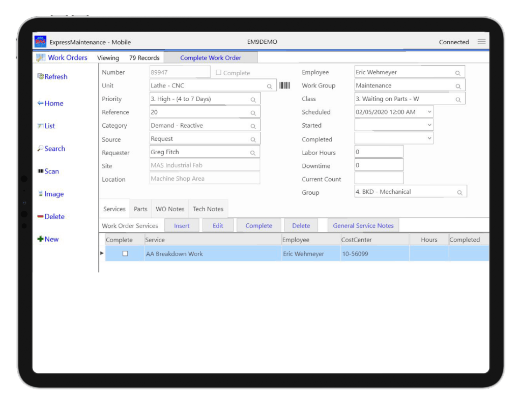 Express Maintenance Mobile App Express Maintenance Mobile App